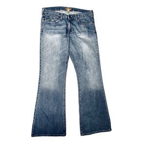 Vintage Abercrombie & Fitch Jeans Womens 10 Flare Madison Y2K Distressed 00s